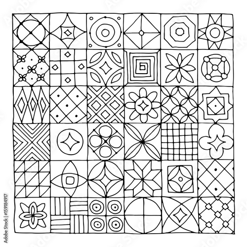 Abstract geometric pattern for your design