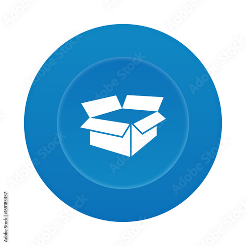 Runder 3D Button - Kiste