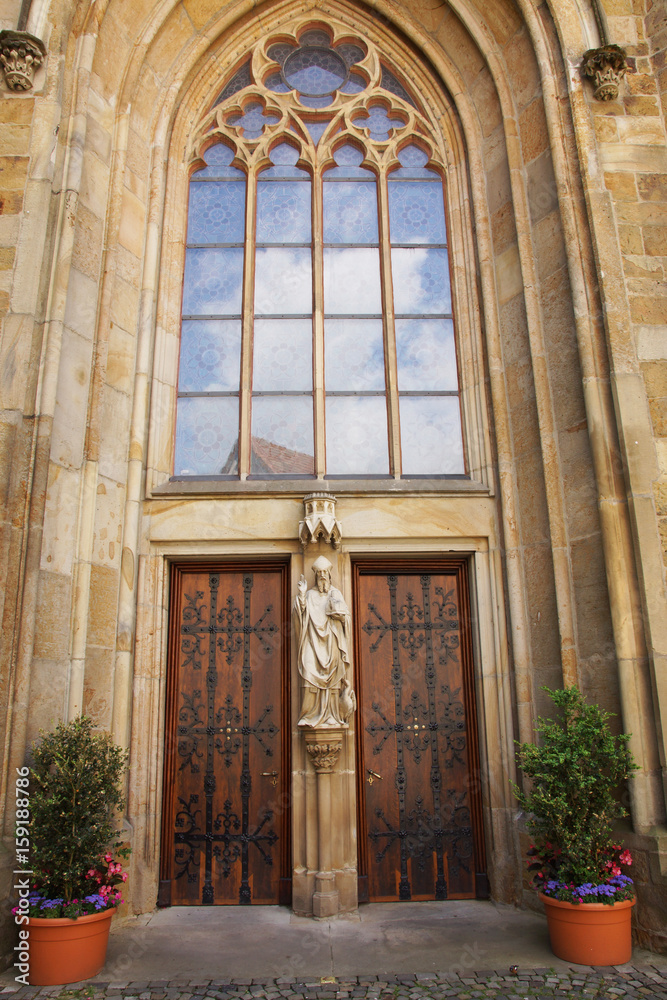Portal der Propsteikirche St. Clemens in Telgte, Nordrhein-Westfalen
