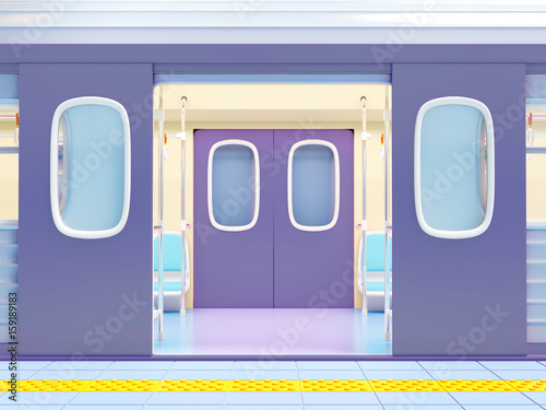 subway train open door