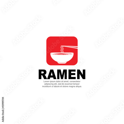 Template logo for ramen