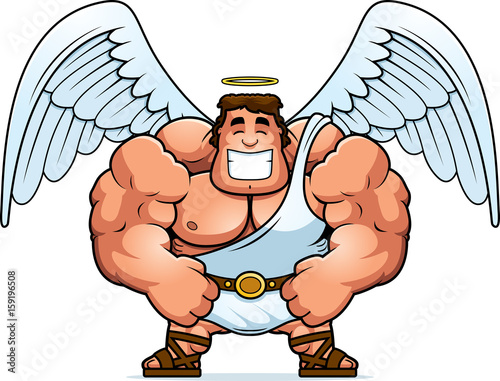 Smiling Cartoon Angel