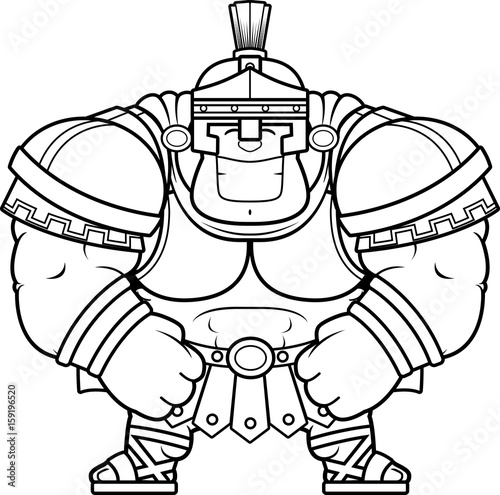 Cartoon Roman Centurion