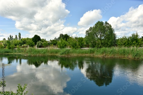 Fototapeta Naklejka Na Ścianę i Meble -  Reflection in the river
