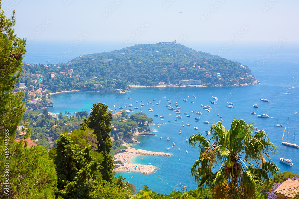 Beautiful Top View of bay Cote d'Azur