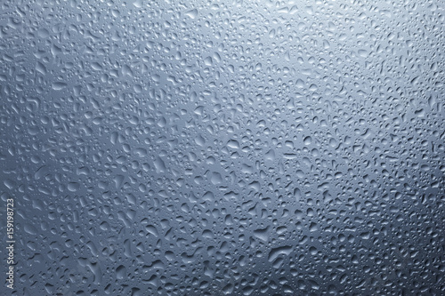 water drop on glass texture background.