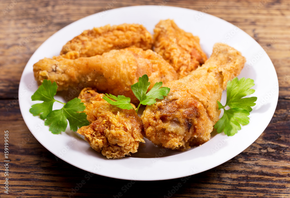 fried chicken plate fried chicken plate