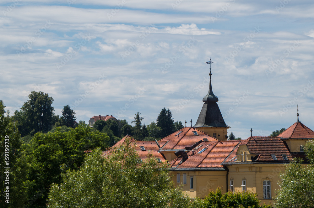 View over the old rooftops of Graz