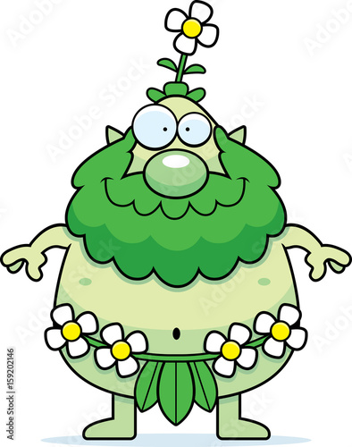 Happy Cartoon Forest Sprite