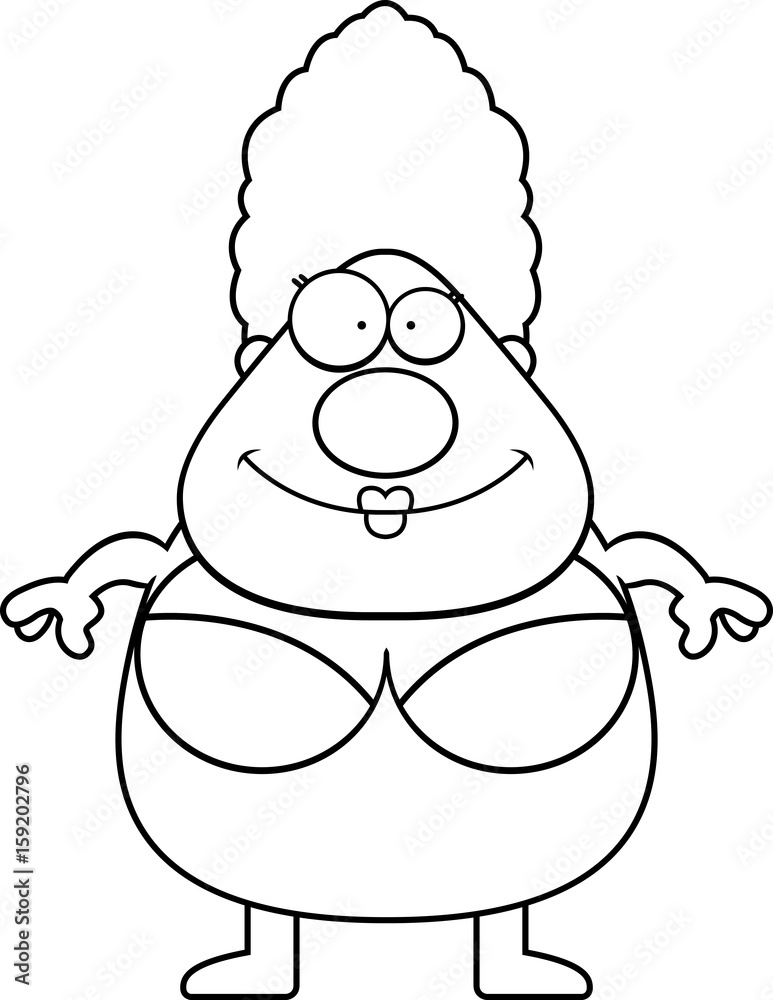Cartoon Woman Swimsuit Cartoon Woman Swimsuit