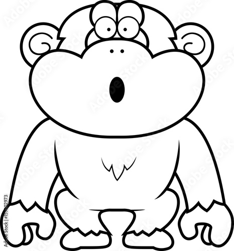 Chimp Surprised