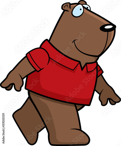 Groundhog Walking