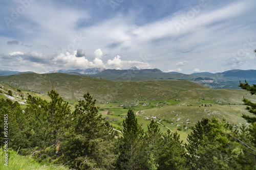 View of Italy from Abruzzo  Rocca Calascio