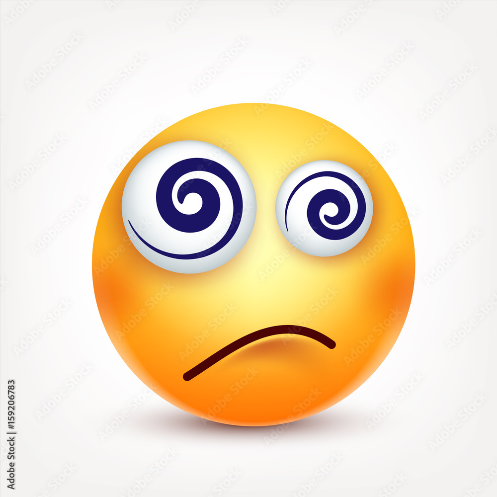 Smiley,emoticon. Yellow face with emotions. Facial expression. 3d realistic emoji. Funny cartoon character.Mood. Web icon. Vector illustration. Smiley,emoticon. Yellow face with emotions. Facial expression. 3d realistic emoji. Funny cartoon character.Mood. Web icon. Vector illustration.