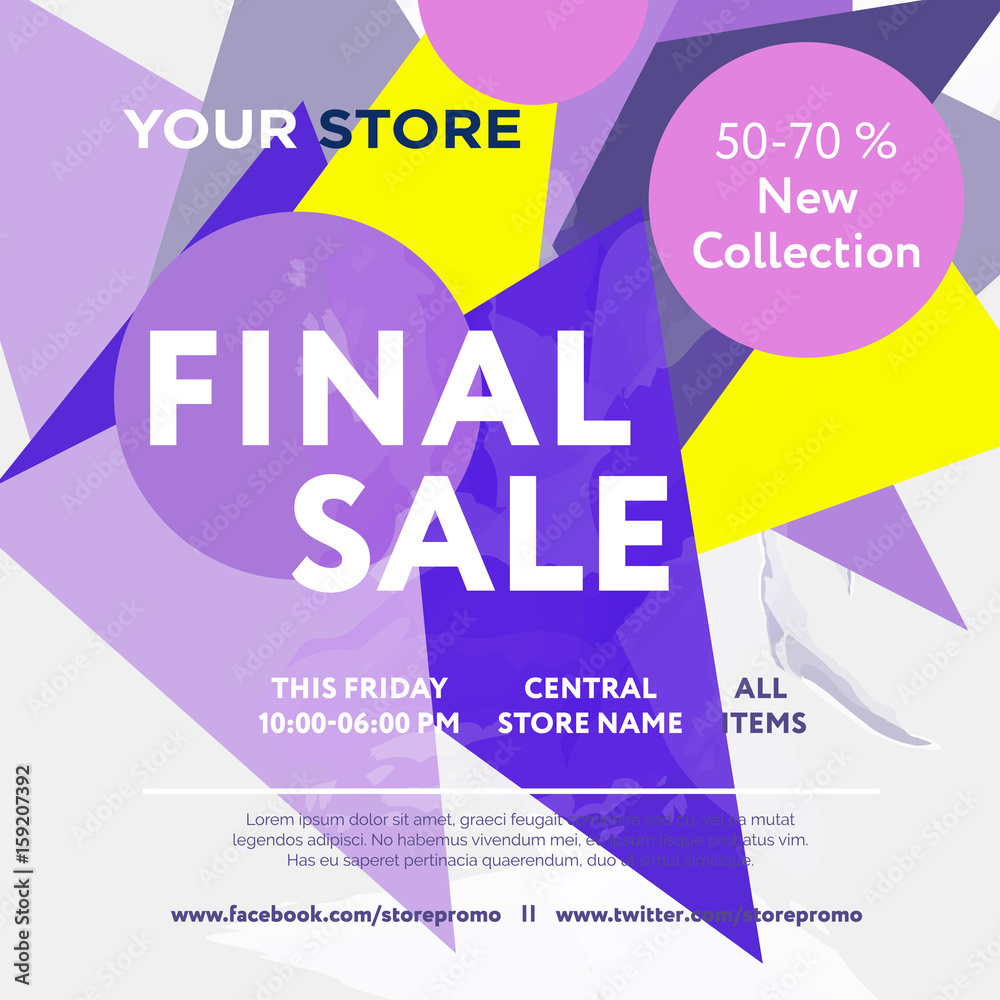 Obraz premium Final sale