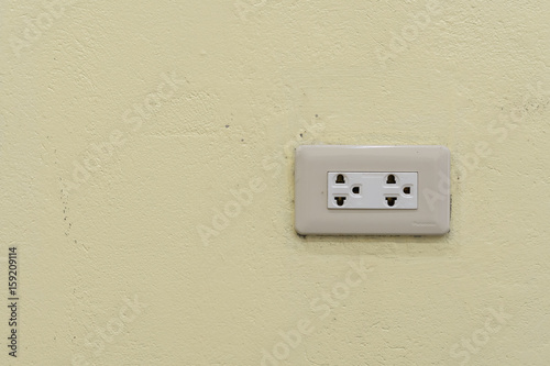 Plug on the wall