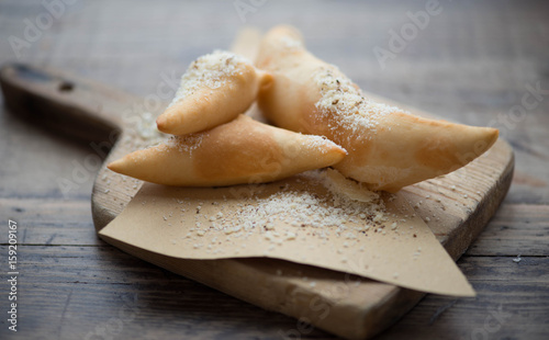 Deep fried Italian speciality bread