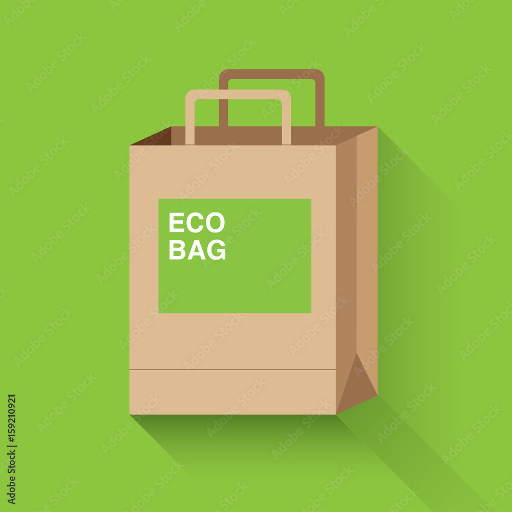 Paper bag blank. Paper bag blank.