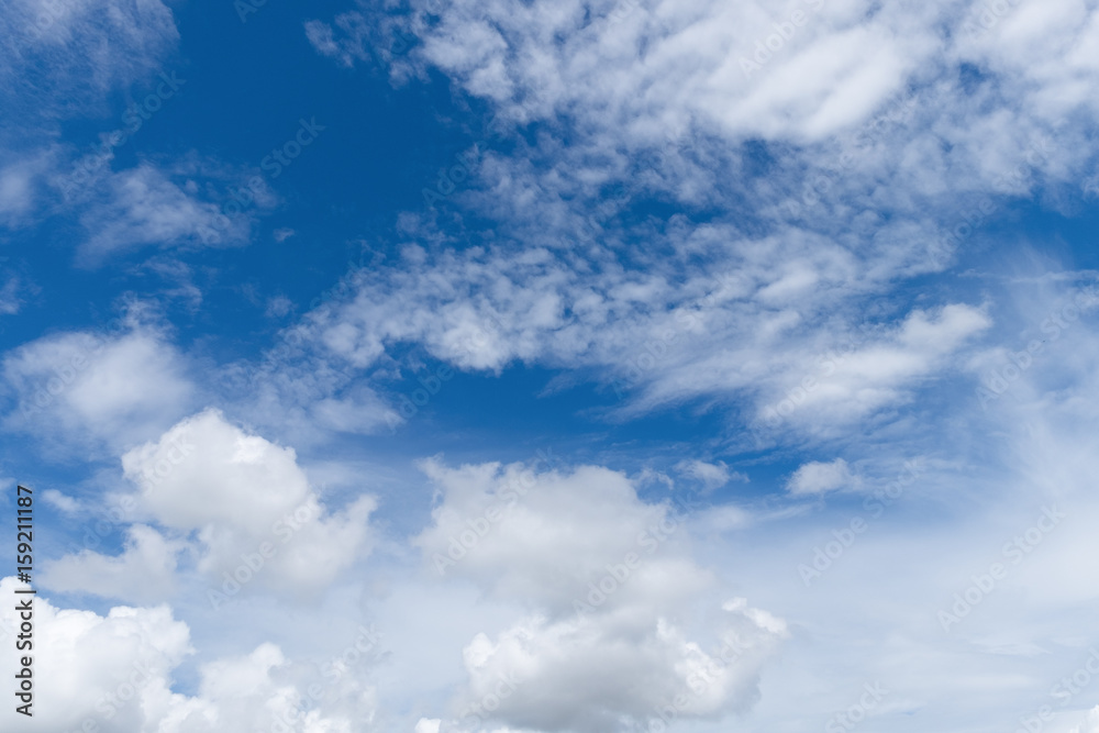 Beautiful sky with white clouds Beautiful sky with white clouds