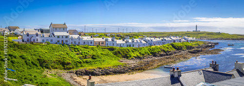 Fotografie, Obraz Panorama of Portnahaven, Isle of Islay, Scotland
