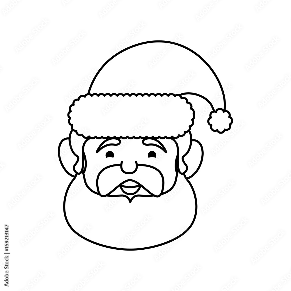 Santa claus cartoon icon vector ilustration graphic Santa claus cartoon icon vector ilustration graphic