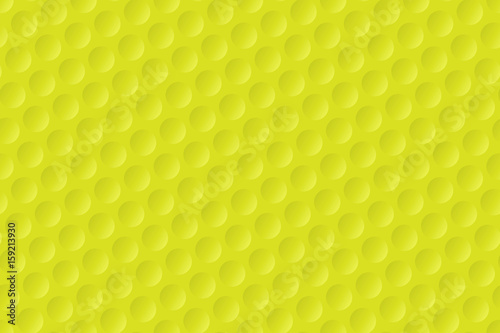 Yellow golf ball texture background