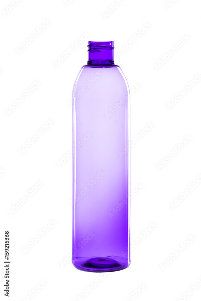 Purple opened cosmetic bottle Purple opened cosmetic bottle