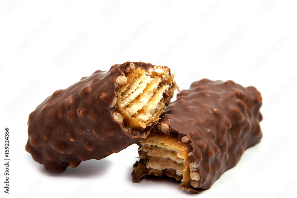 Chocolate candies isolated on white background. Chocolate candies isolated on white background.