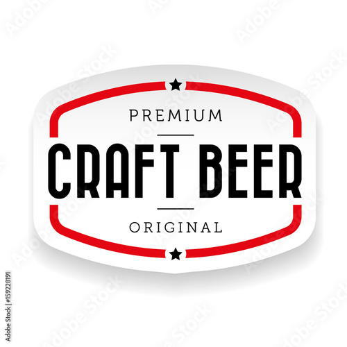 Craft Beer vintage sign