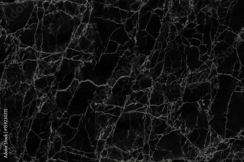 Black marble texture and background for design pattern artwork.