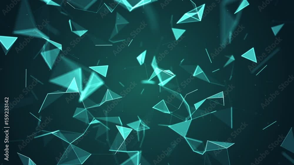 abstract blue geometry background
