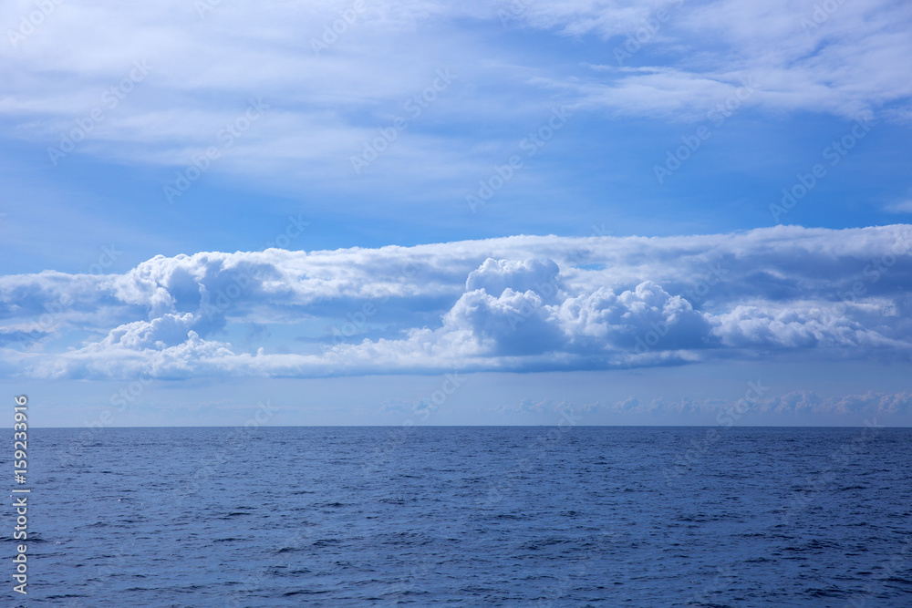 Background of sea and sky