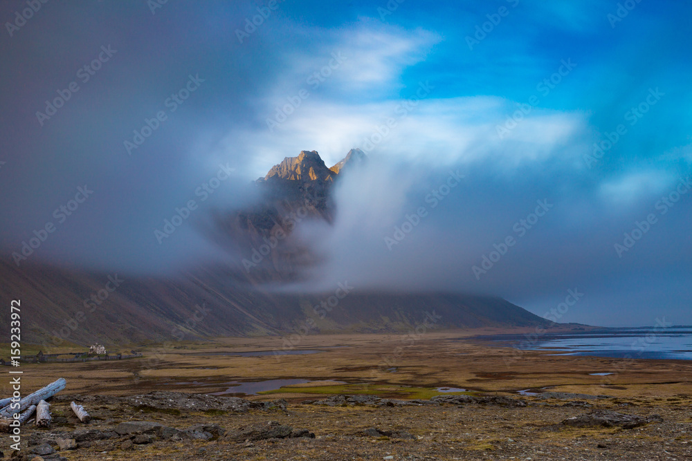 Naklejka premium Vesturhorn Mountain, Iceland