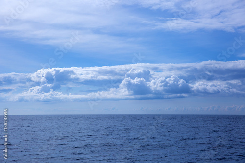 Background of sea and sky