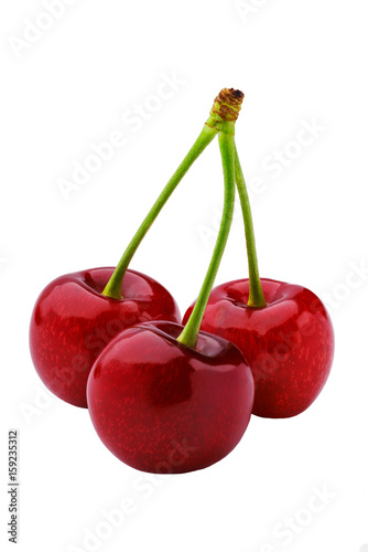 Three red berries