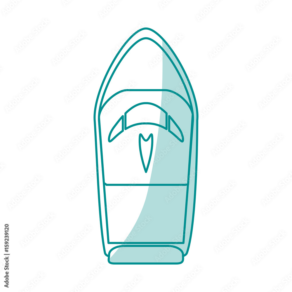 boat tourist illustration icon vector design graphic shadow