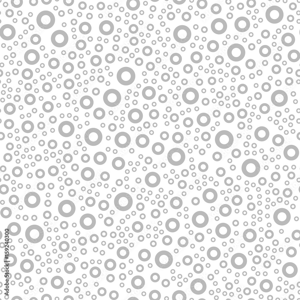 Ring gray pattern. Seamless vector