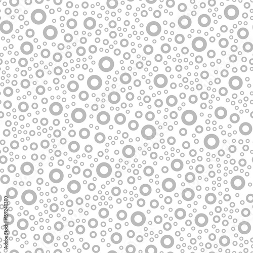Ring gray pattern. Seamless vector