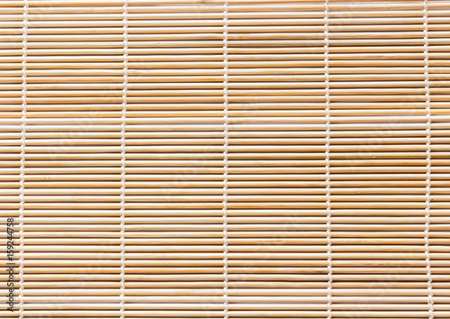 top view of Makisu. Bamboo mat for sushi