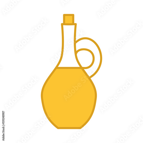 oil jasr spa bottle vector illustration design