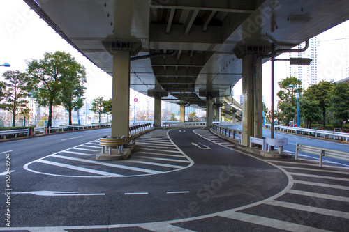 Canvas Print Under the Highway