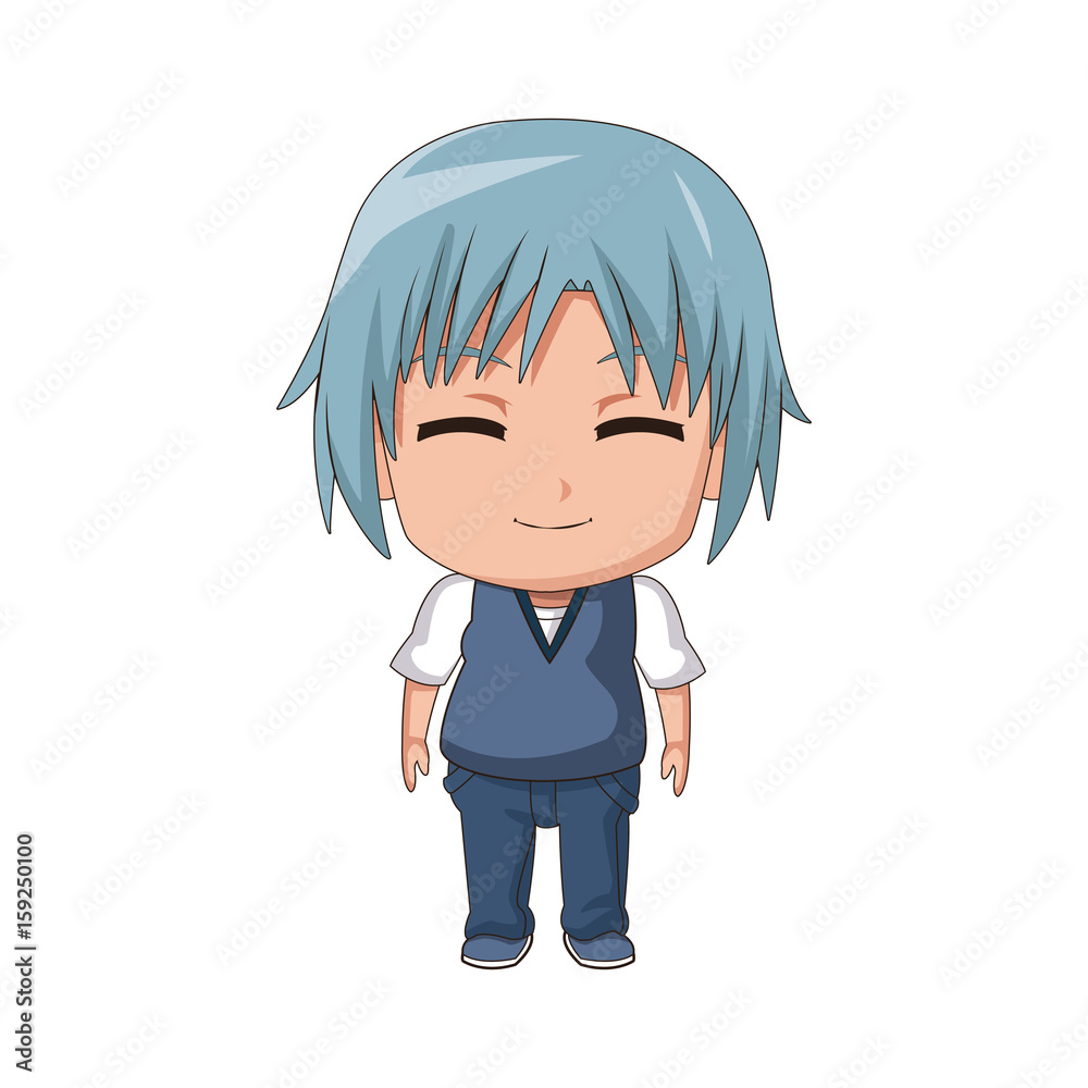 cute little boy anime facial expression image vector illustration cute little boy anime facial expression image vector illustration
