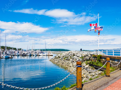 Seaside walk in Sidney BC on Vancouver Island, Canada © pr2is