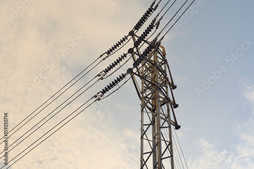High voltage electrical pylon