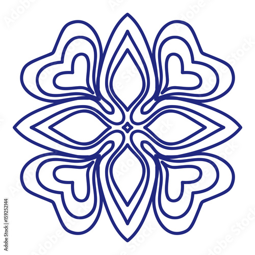 Mandala tattoo . for design, greeting card, invitation, coloring book. Arabic, Indian, motifs. Vector illustration.
