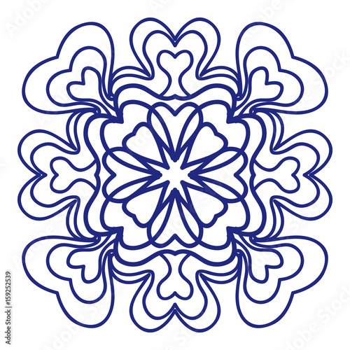 Mandala tattoo . for design, greeting card, invitation, coloring book. Arabic, Indian, motifs. Vector illustration.