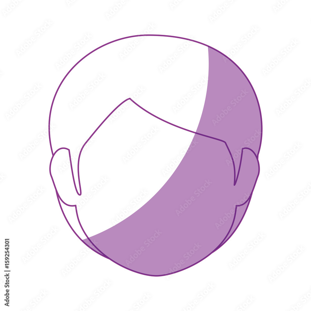 man face icon over white background vector illustration man face icon over white background vector illustration