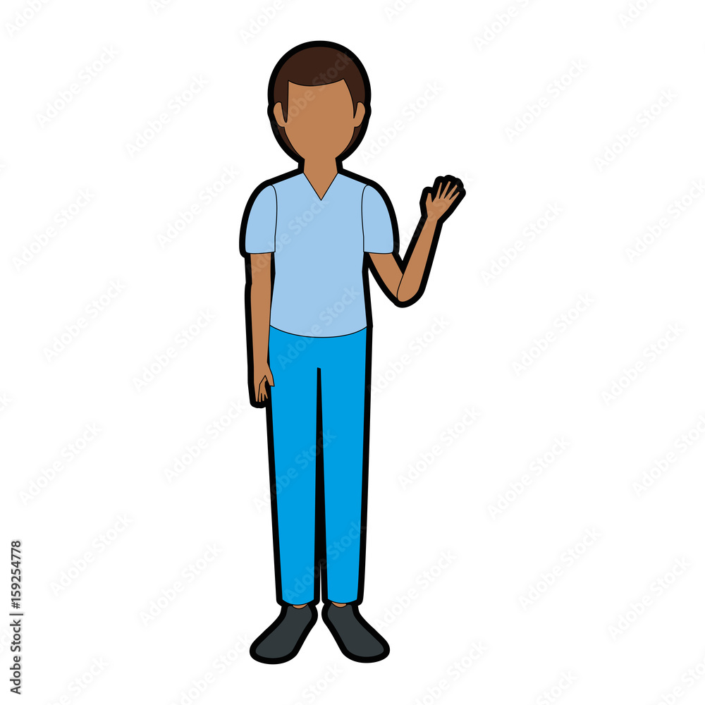 avatar man wearing casual clothes icon over white background colorful deisgn vector illustration avatar man wearing casual clothes icon over white background colorful deisgn vector illustration