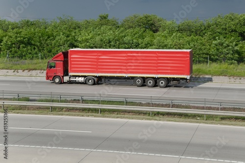 Photography Truck on the highway