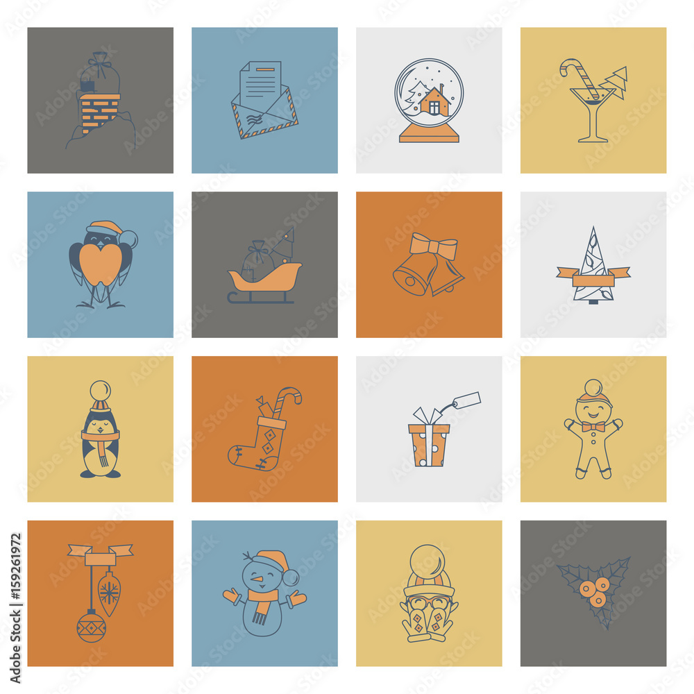 Christmas and Winter Icons Collection Christmas and Winter Icons Collection